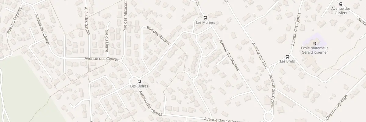 Plan du 3 Pl des Ormes à Rognac