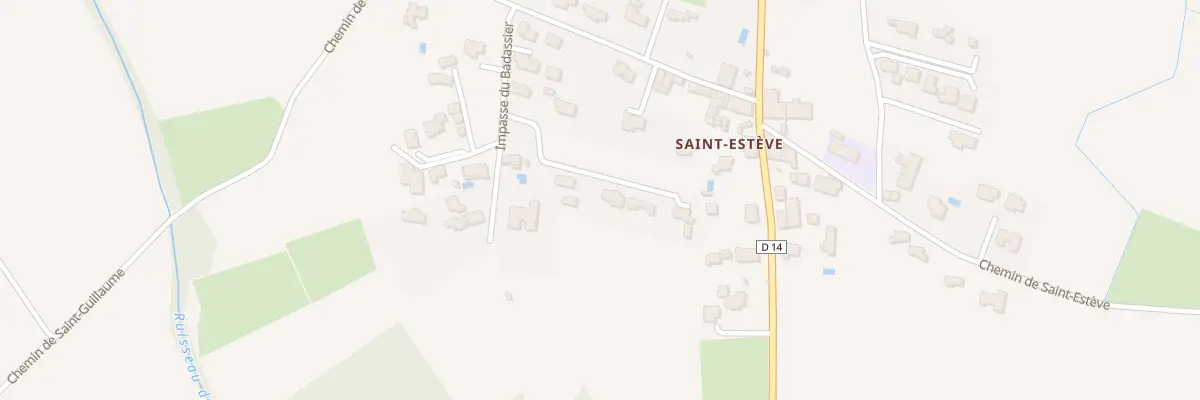 Plan du 91B Imp du Badassier à Blauvac