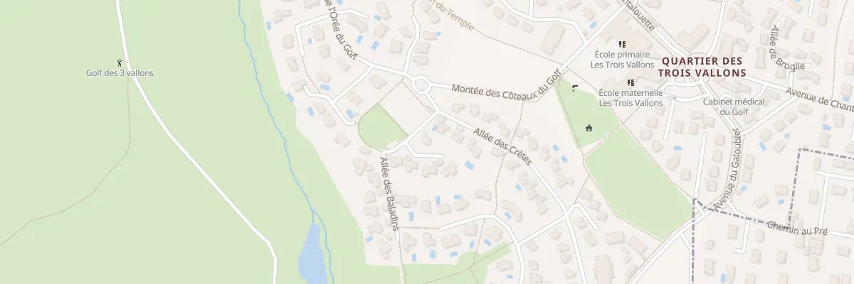 Plan du 4 All du Quatrain à L’Isle-d’Abeau
