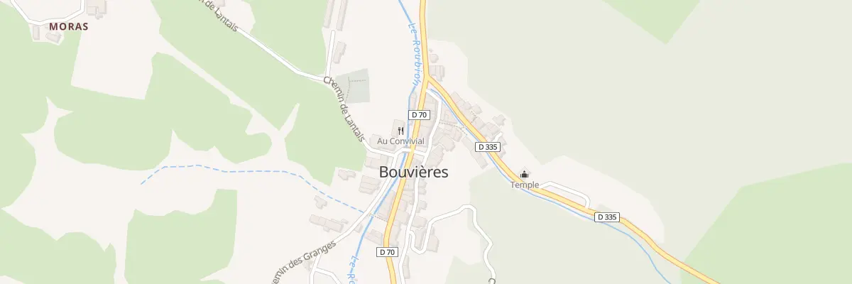Plan du 5038 Le Village à Bouvières