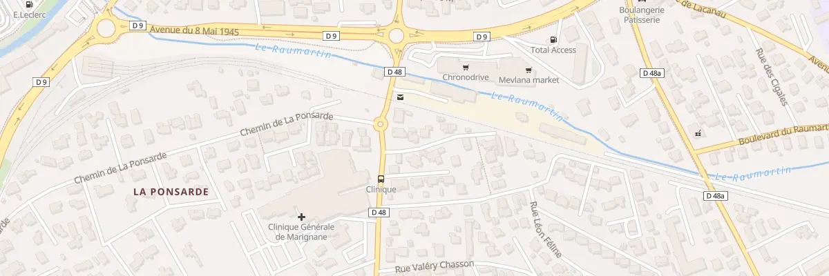Plan du 5 Av du Gal Salan à Marignane