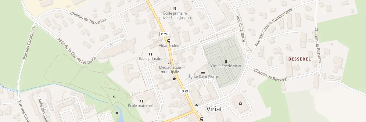 Plan du 360C Rue Prosper Convert à Viriat