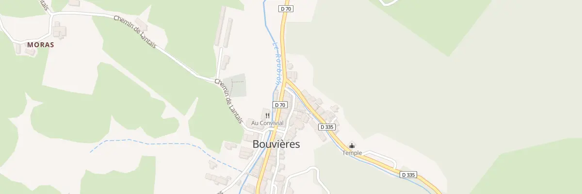 Plan du 5027 Le Village à Bouvières