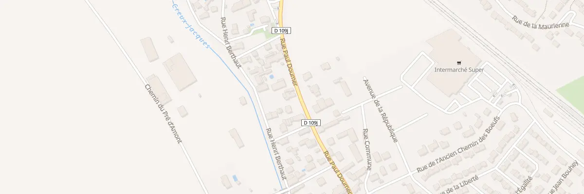 Plan du 43 Rue Paul Doumer à Genlis