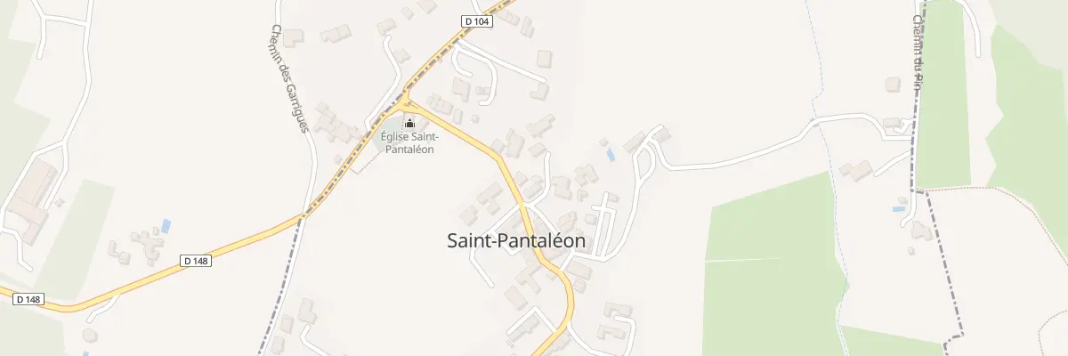 Plan du 143 Rue des Roques à Saint-Pantaléon