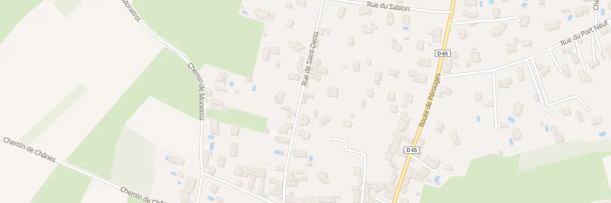 Plan du 166 Rue de Saint Denis à Saint-Jean-de-Niost