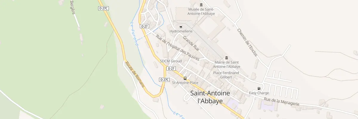 Plan du 6104 Rue de la Paix à Saint Antoine l’Abbaye