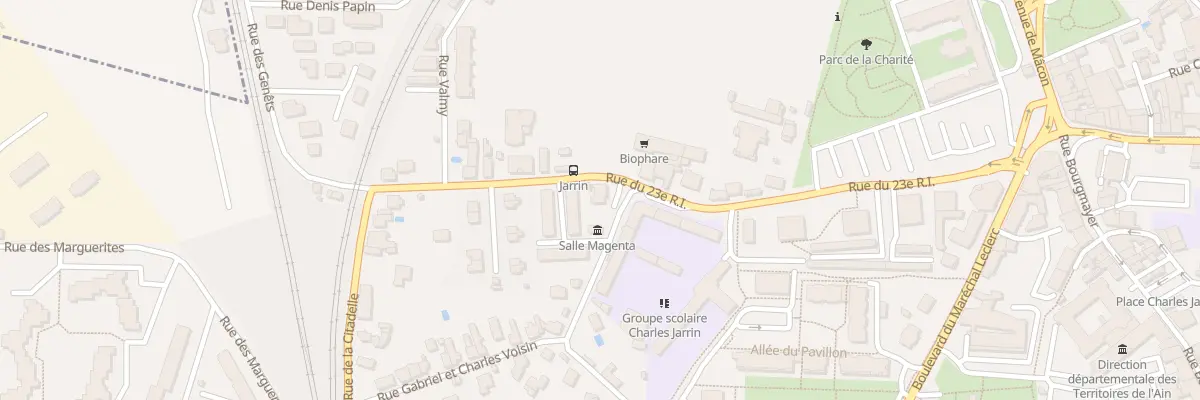 Plan du 17 Rue Magenta à Bourg-en-Bresse