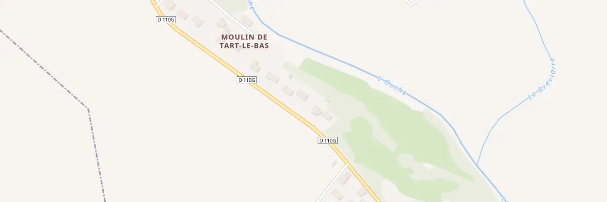Plan du 6 Rte de Varanges à Tart-le-Bas