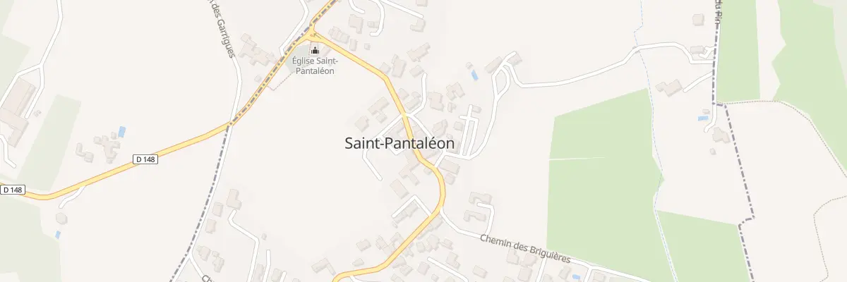 Plan du 205 Rue des Roques à Saint-Pantaléon