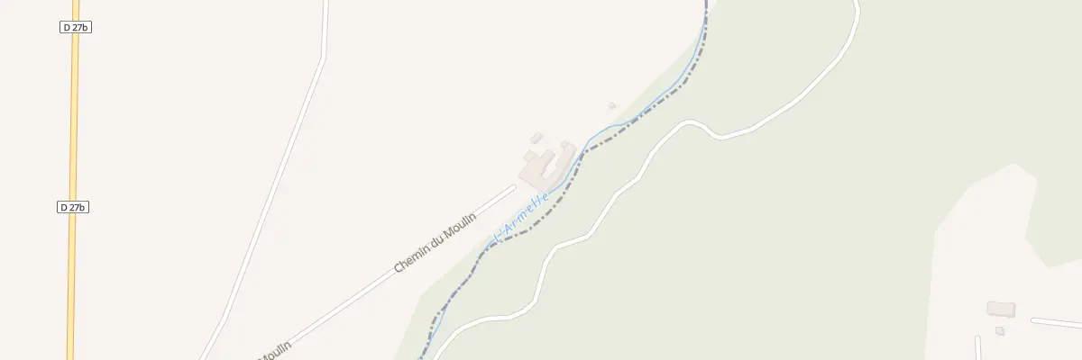Plan du 490 Che du Moulin à Saint-Lattier