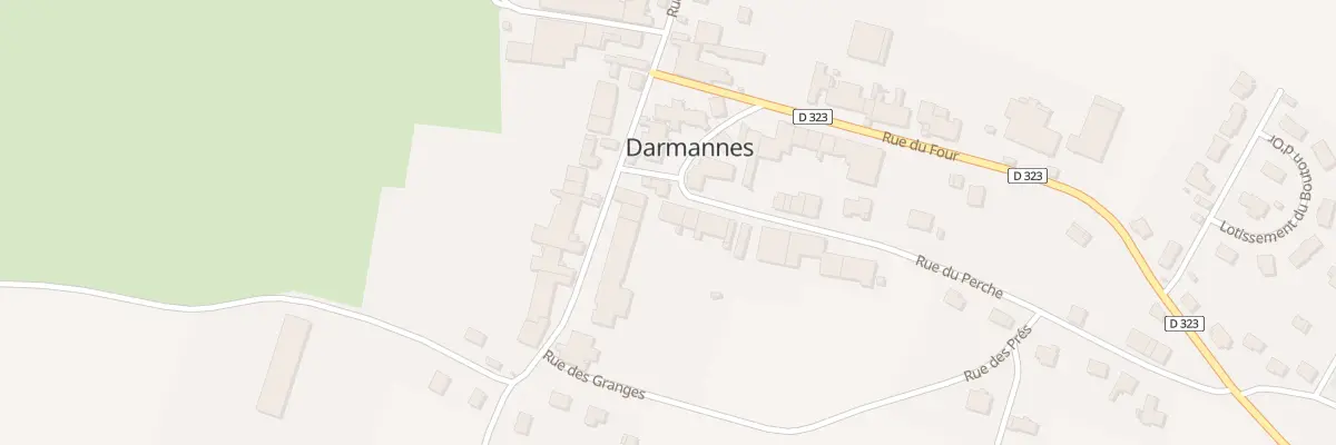 Plan du 2 Rue du Perche à Darmannes
