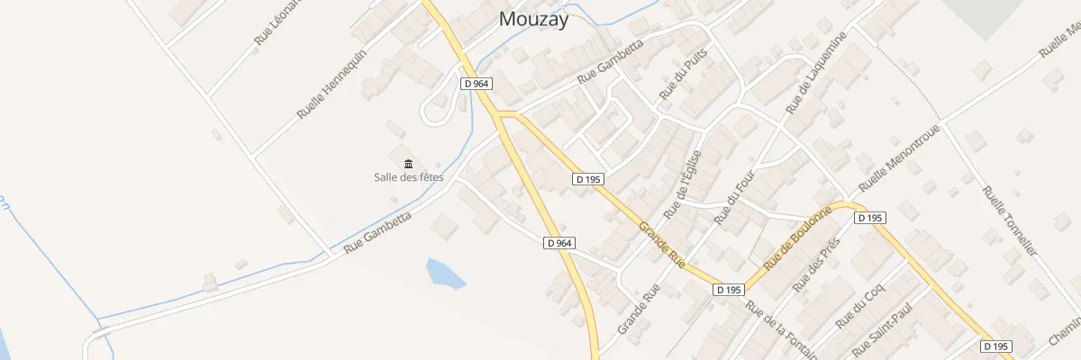 Plan du 6 Rte de Dun-sur-meuse à Mouzay