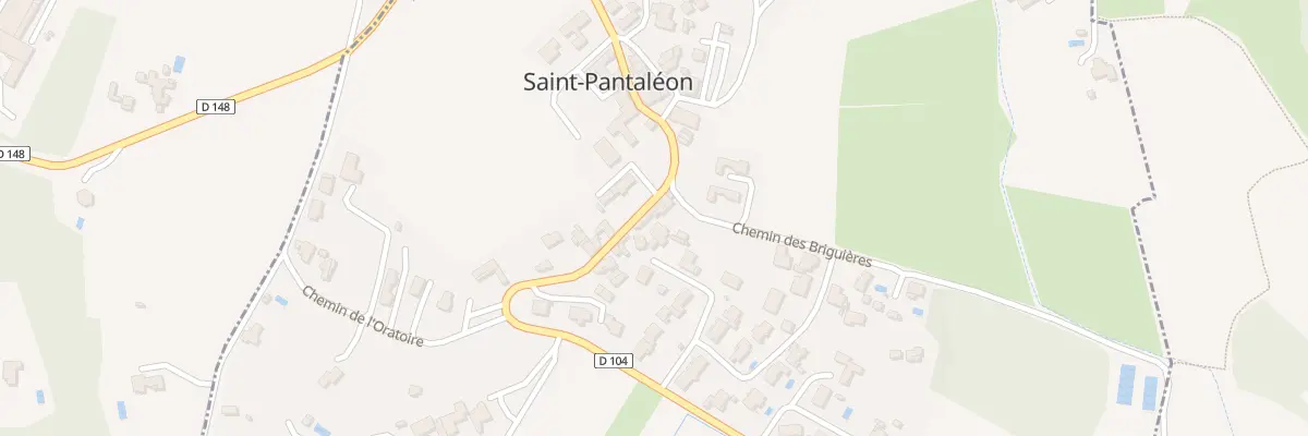 Plan du 13B Tra du Luberon à Saint-Pantaléon
