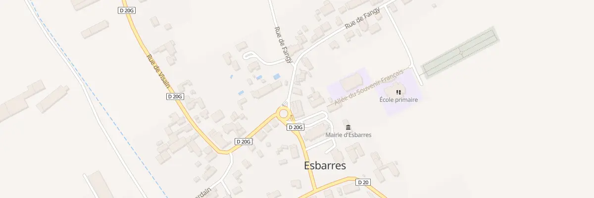 Plan du 2 Rue de Fangy à Esbarres