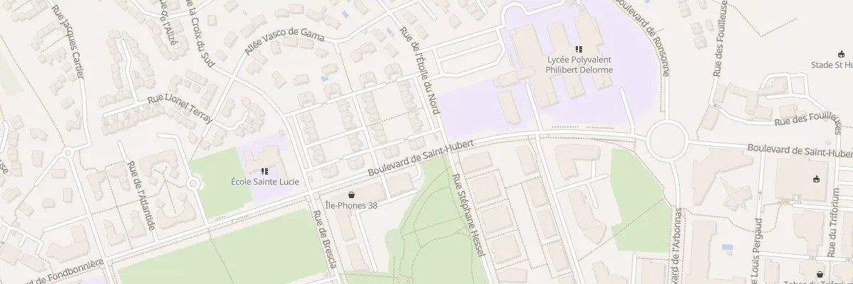 Plan du 1 Rue Sabrosa à L’Isle-d’Abeau