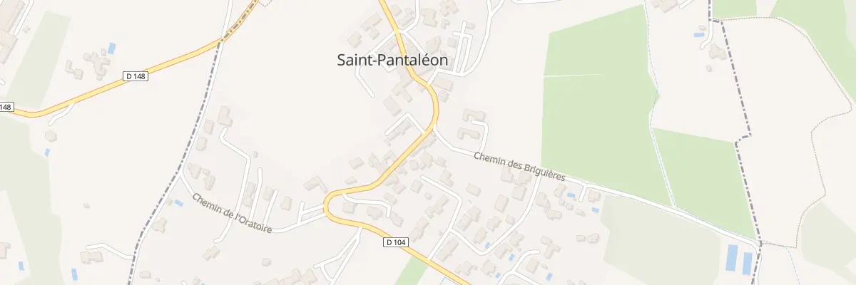 Plan du 24 Che des Briguières à Saint-Pantaléon