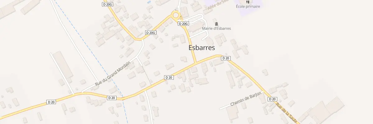 Plan du 2 Rue de Voisot à Esbarres