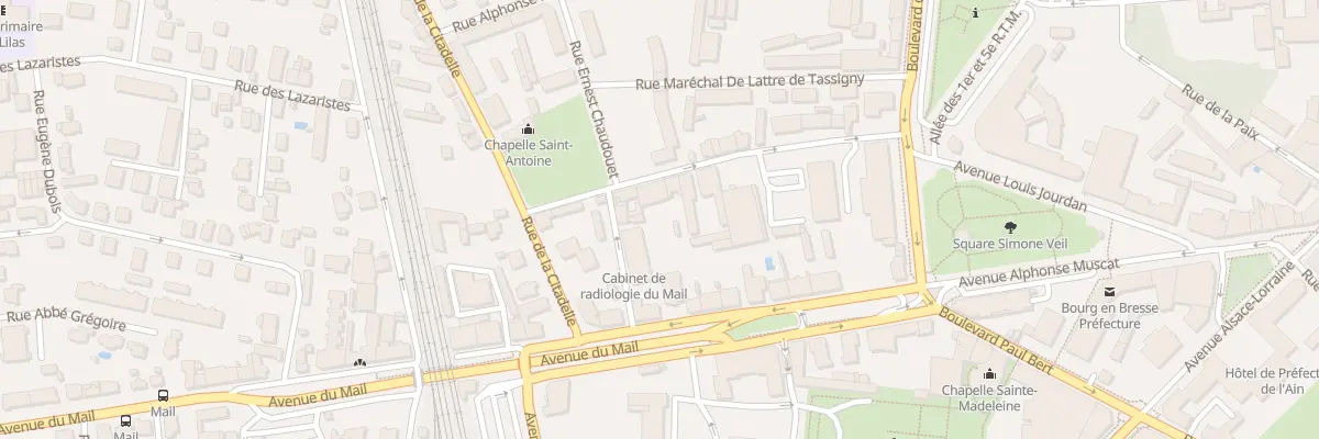 Plan du 6B Rue Doc Roux à Bourg-en-Bresse