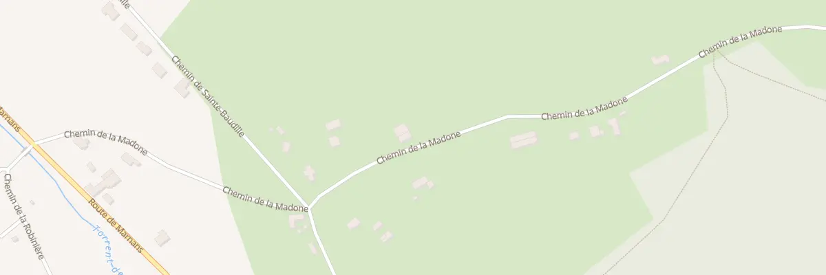 Plan du 507 Che de la Madone à Viriville