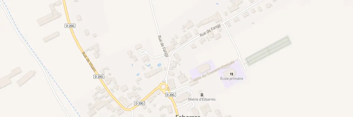 Plan du 6 Rue de Fangy à Esbarres