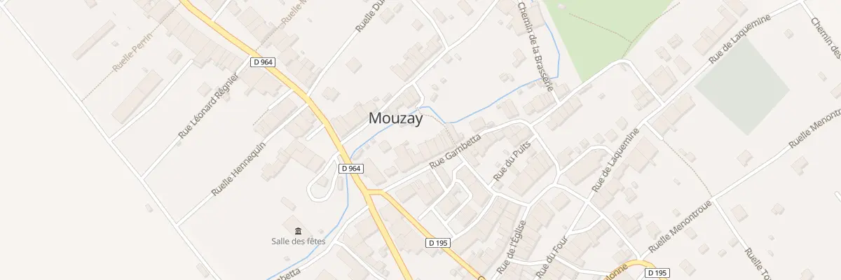 Plan du 7 Rue Gambetta à Mouzay