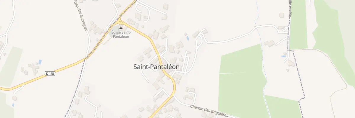 Plan du 46 Rue des Magnans à Saint-Pantaléon