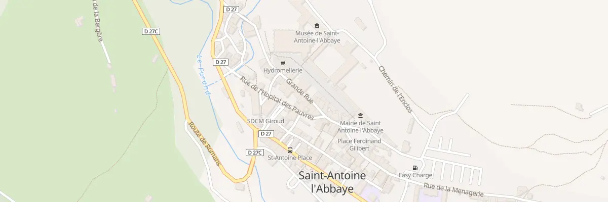 Plan du 5031 Gr Grande Rue à Saint Antoine l’Abbaye