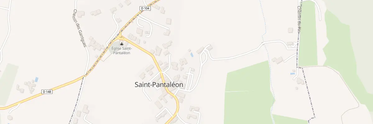 Plan du 77A Pl de l’Amiradou à Saint-Pantaléon