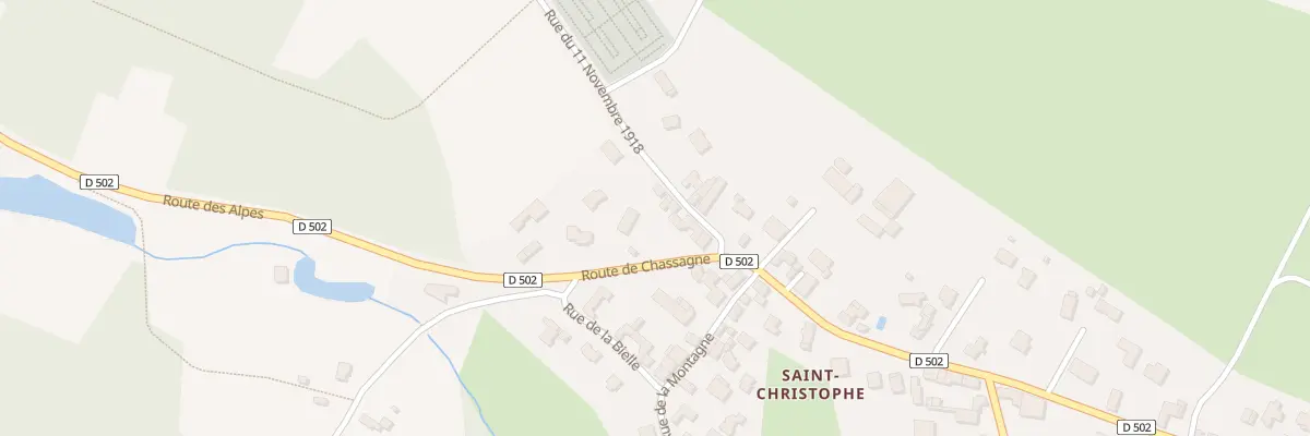Plan du 90 Rue du 11 Novembre 1918 à Châtonnay