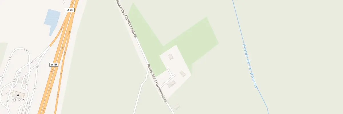 Plan du 750 Rte des Charbonnières à La Baume-d’Hostun