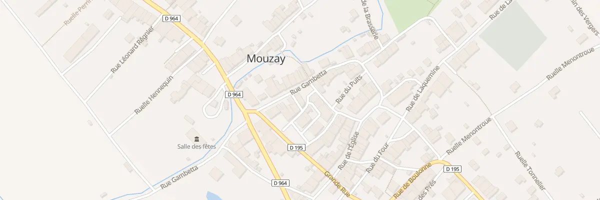 Plan du 16 Rue Gambetta à Mouzay