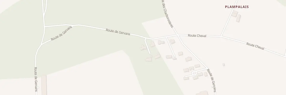 Plan du 9029 Rte de Gervans à La Baume-d’Hostun