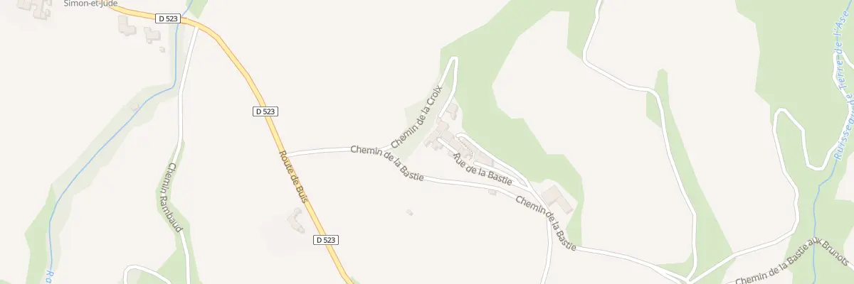 Plan du 5038 Hameau de la Bastie à Beauvoisin