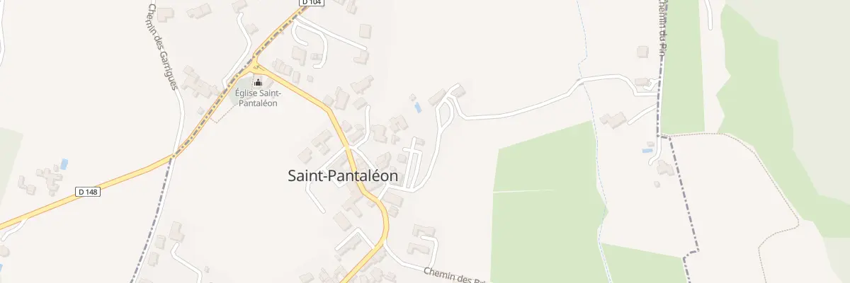 Plan du 77B Pl de l’Amiradou à Saint-Pantaléon