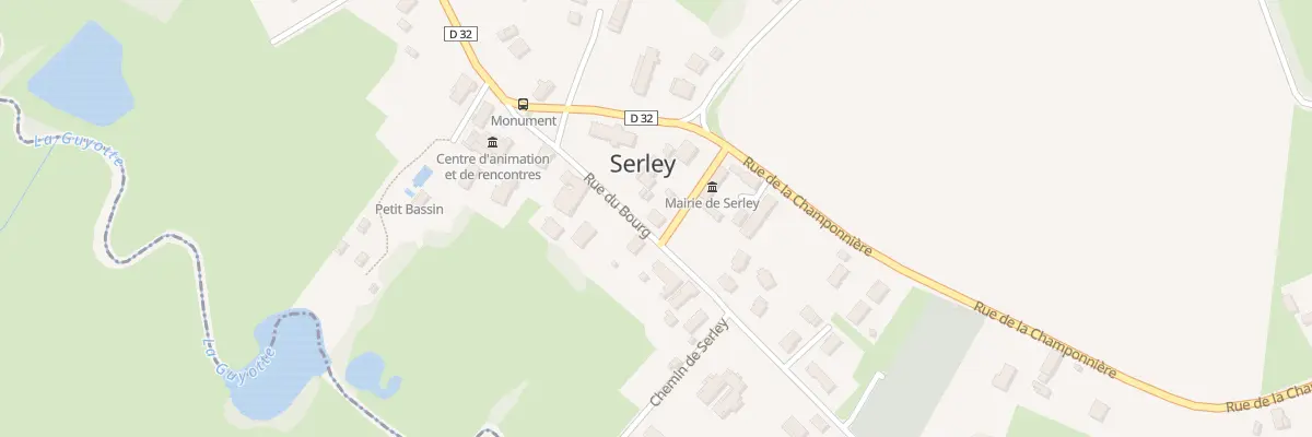 Plan du 64 Rue de la Mairie à Serley