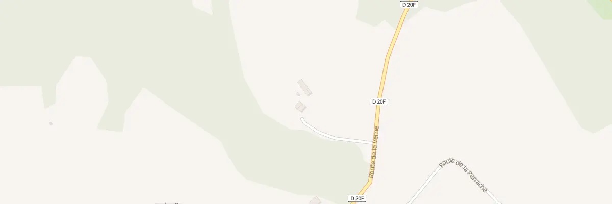 Plan du 2500 Rte de la Verne à Roybon