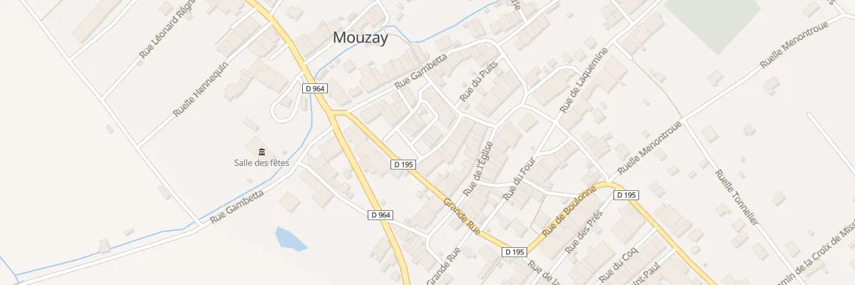 Plan du 2 Pla Charles de Gaulle à Mouzay