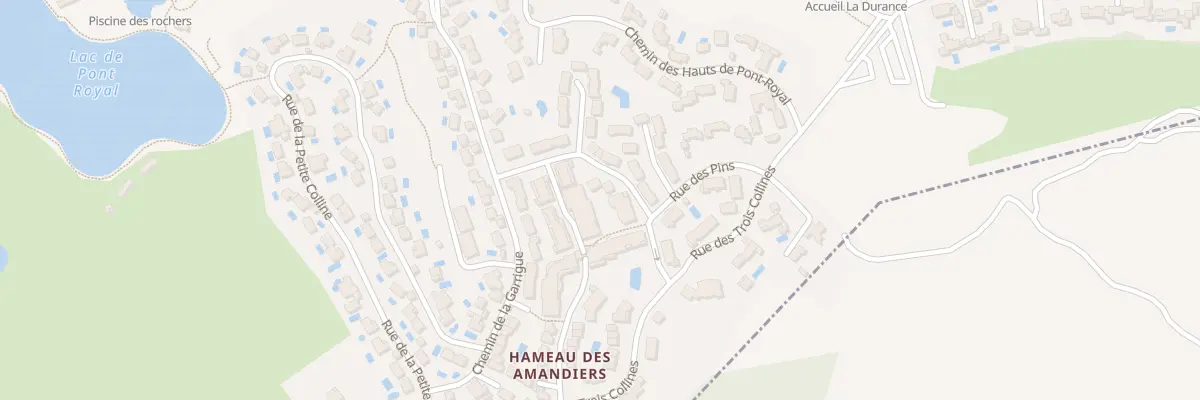 Plan du 9100 Le Hameau de Pont Royal à Mallemort