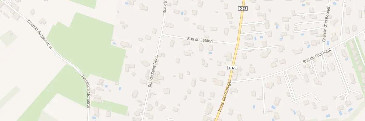 Plan du 256 Rue de Saint Denis à Saint-Jean-de-Niost