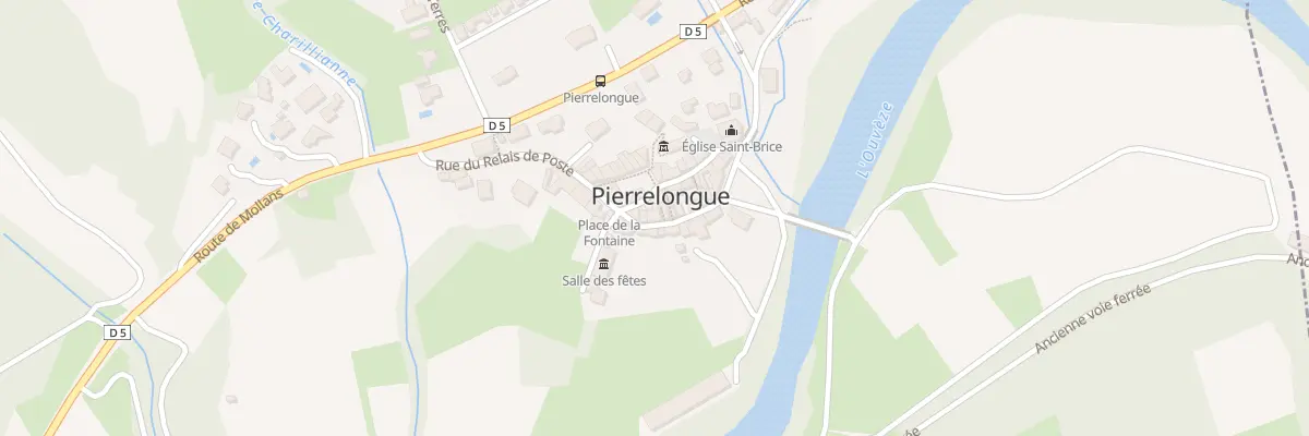 Plan du 5023 Le Village à Pierrelongue