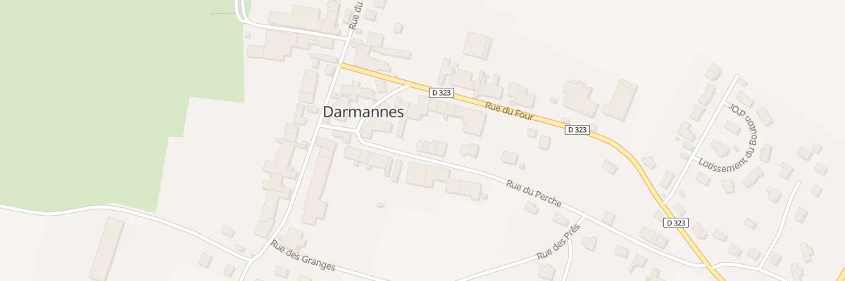 Plan du 1 Rue du Perche à Darmannes