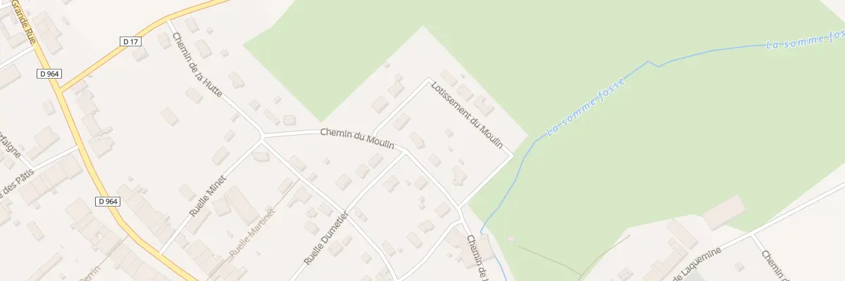 Plan du 6 Che du Moulin à Mouzay