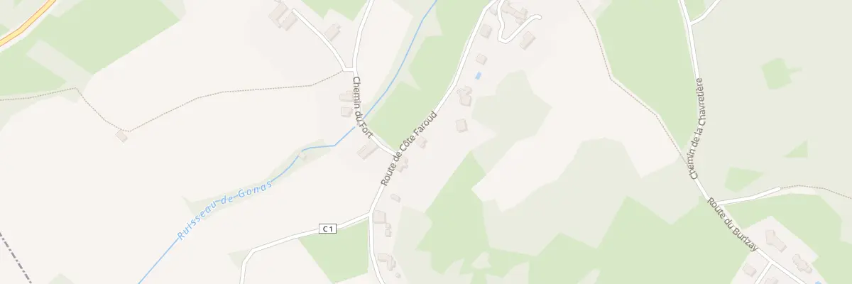 Plan du 357 Rte de Cote Faroud à Veyssilieu