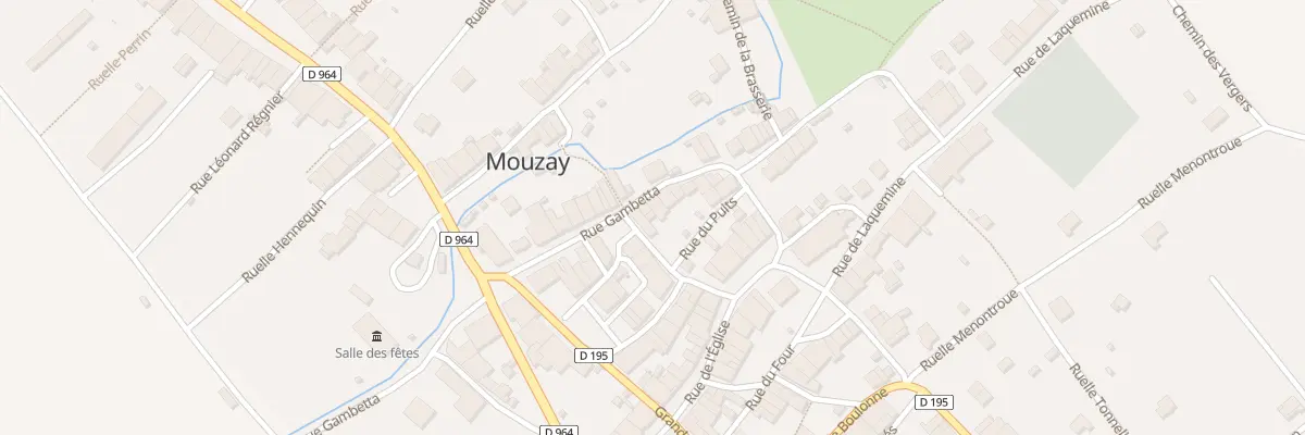 Plan du 20 Rue Gambetta à Mouzay