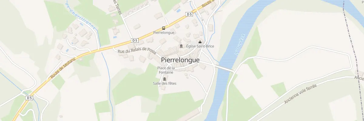 Plan du 5025 Le Village à Pierrelongue