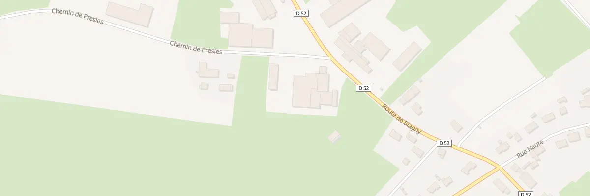 Plan du 9 Rte de Blagny à Villy