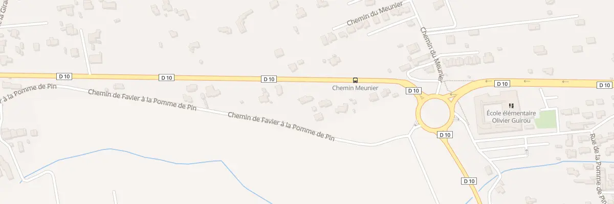 Plan du 973 Che de Favier A Pomme de Pin à La Fare-les-Oliviers