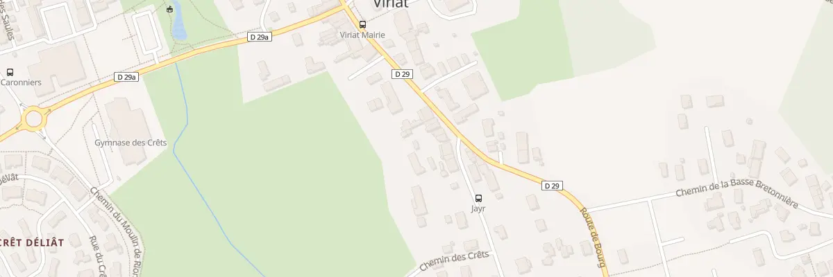 Plan du 37A Rue Prosper Convert à Viriat