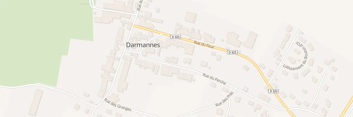 Plan du 5 Rue du Perche à Darmannes